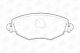 Комплект гальмівних колодок JAGUAR X-TYPE, FORD METROSTAR, FORD MONDEO, CHAMPION (573013CH)