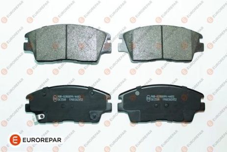 Комплект гальмівних колодок KIA SPORTAGE, HYUNDAI ELANTRA, HYUNDAI TUCSON, EUROREPAR (1681161980)