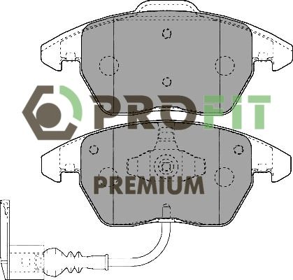 Комплект тормозных колодок SKODA FABIA, SEAT TOLEDO, AUDI A1, PROFIT (50051641)