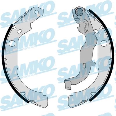 Комплект гальмівних колодок RENAULT DUSTER, DACIA DUSTER, SAMKO (81131)