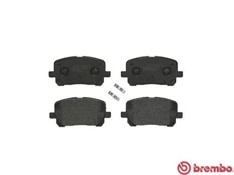 Комплект тормозных колодок GREAT WALL, PONTIAC VIBE, TOYOTA NOAH/VOXY, BREMBO (P83061)