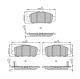 Комплект гальмівних колодок HONDA HR-V, HONDA ACCORD, FERODO (FDB5234)
