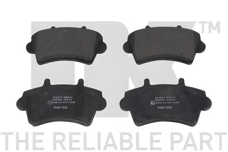 Гальмівних колодок комплект NISSAN INTERSTAR, OPEL MOVANO, RENAULT MASTER, NK (223631) Гальмівних колодок комплект NISSAN INTERSTAR, OPEL MOVANO, RENAULT MASTER, NK (223631)