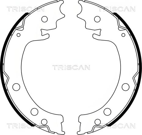 Гальма стоянки комплект колодок SUZUKI GRAND VITARA, TRISCAN (810069006)