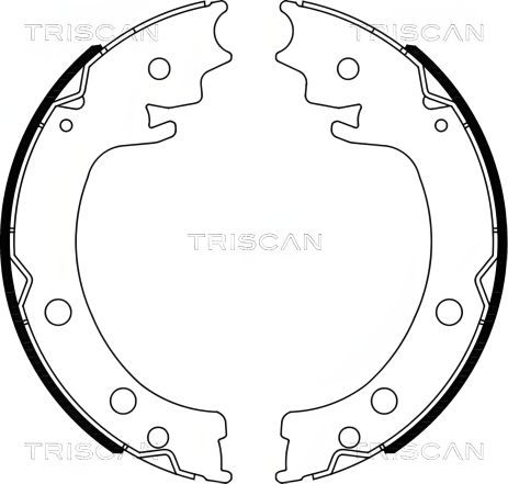 Гальма стоянки комплект колодок SUZUKI GRAND VITARA, TRISCAN (810069006)