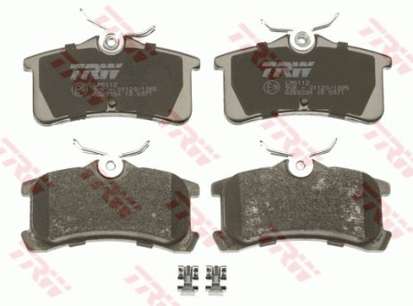 Комплект гальмівних колодок TOYOTA AVENSIS, TOYOTA COROLLA, TOYOTA CORONA, TRW (GDB3334)