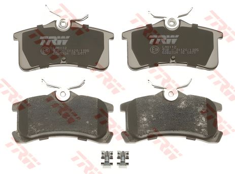 Комплект гальмівних колодок для TOYOTA AVENSIS, TOYOTA COROLLA, TOYOTA CORONA, TRW (GDB3334)