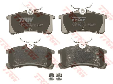 Комплект гальмівних колодок для TOYOTA AVENSIS, TOYOTA COROLLA, TOYOTA CORONA, TRW (GDB3334)