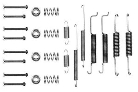 Монтажный к-кт тормозных колодок SEAT CORDOBA, AUDI COUPE, VW GOLF, TRW (SFK58)