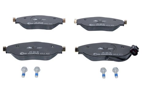 Комплект гальмівних колодок SKODA OCTAVIA, VW GOLF, AUDI A3, ATE (13047026172)