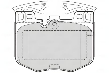 Комплект гальмівних колодок BMW 5, BMW 7, BMW X4, VALEO (601755) Комплект гальмівних колодок BMW 5, BMW 7, BMW X4, VALEO (601755)