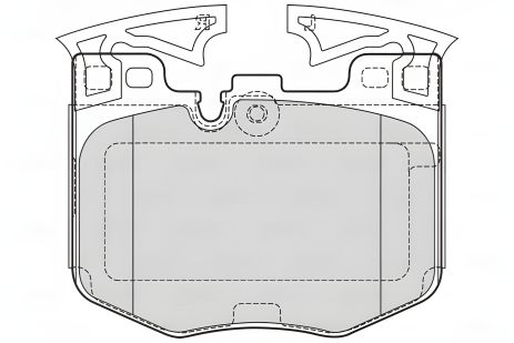 Комплект гальмівних колодок BMW 5, BMW 7, BMW X4, VALEO (601755) Комплект гальмівних колодок BMW 5, BMW 7, BMW X4, VALEO (601755)