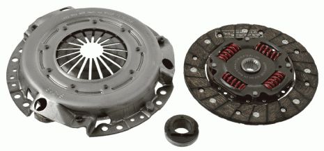 Комплект зчеплення PEUGEOT 206, CITROËN XSARA, CITROËN BERLINGO, SACHS (3000951069)