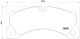 Комплект гальмівних колодок PORSCHE CAYENNE, BREMBO (P65026) Комплект гальмівних колодок PORSCHE CAYENNE, BREMBO (P65026)
