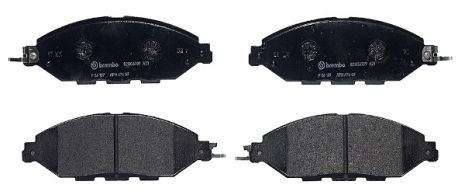 Комплект тормозных колодок NISSAN MURANO, INFINITI JX, INFINITI QX60, BREMBO (P56107)
