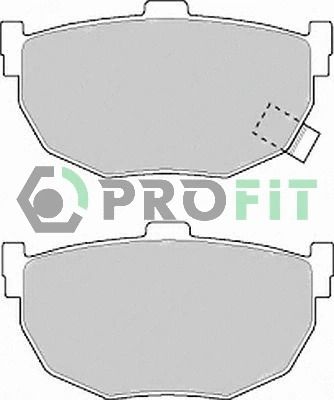 Комплект тормозных колодок KIA CERATO, HYUNDAI COUPE, NISSAN BLUEBIRD, PROFIT (50000638)