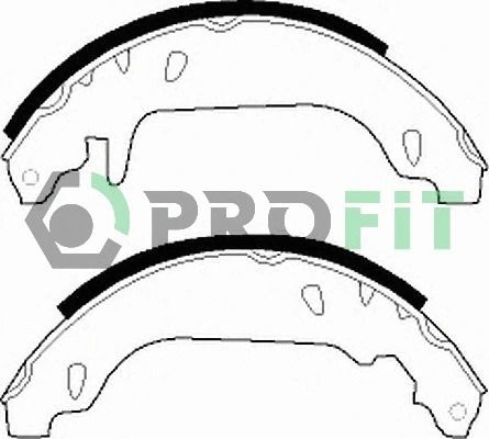Комплект гальмівних колодок RENAULT 21, RENAULT 9, RENAULT SUPER, PROFIT (50010243)