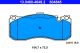 Комплект тормозных колодок для BMW 3, BMW 1, ATE (13046048482)