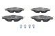 Комплект гальмівних колодок AUDI A1, SKODA KAROQ, VW CADDY, ATE (13046026092)