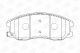 Комплект гальмівних колодок DAEWOO WINSTORM, CHEVROLET CAPTIVA, OPEL ANTARA, CHAMPION (572570CH)
