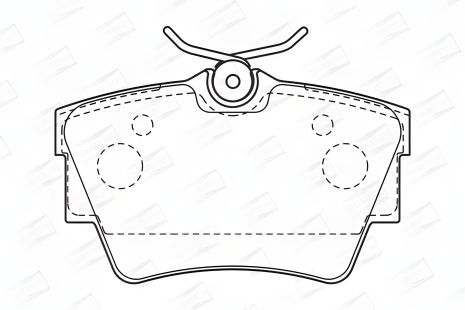 Гальмівні колодки комплект для FIAT TALENTO, NISSAN NV300, OPEL VIVARO, CHAMPION (573059CH)