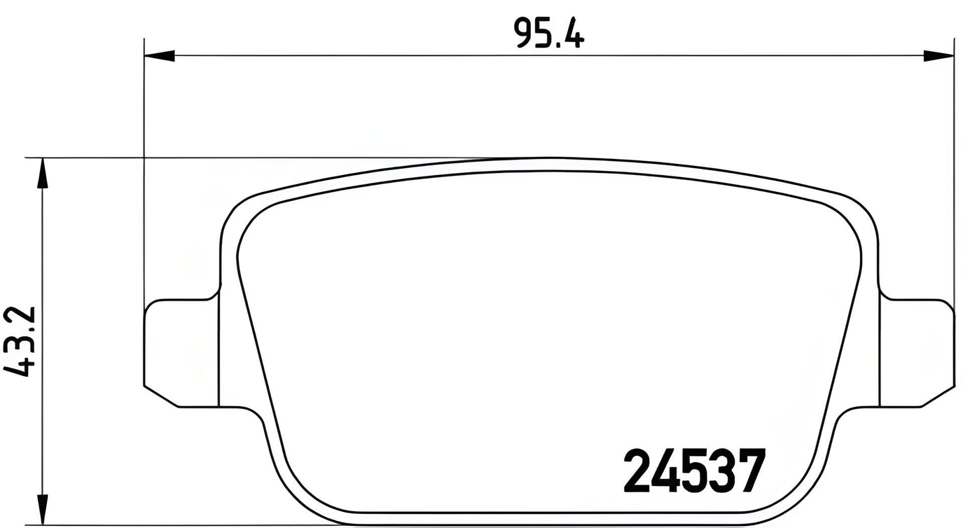 Комплект гальмівних колодок LAND ROVER, VOLVO XC70, VOLVO V70, BREMBO (P44017) Комплект гальмівних колодок LAND ROVER, VOLVO XC70, VOLVO V70, BREMBO (P44017)