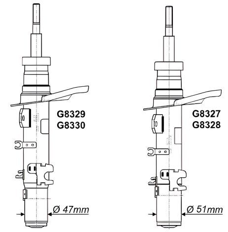 Амортизатор PEUGEOT 301, CITROËN C-ELYSEE от компании MONROE (G8327)
