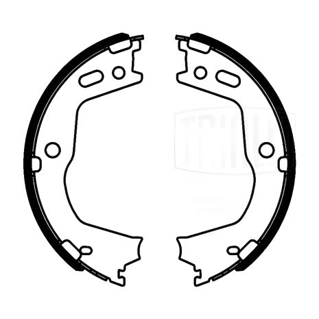 Комплект колодок стояночного тормоза HYUNDAI GENESIS, HYUNDAI SANTA, HYUNDAI GRAND, TRIALLI (GF4653)