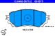 Комплект гальмівних колодок MAZDA 6, ATE (13046056752)
