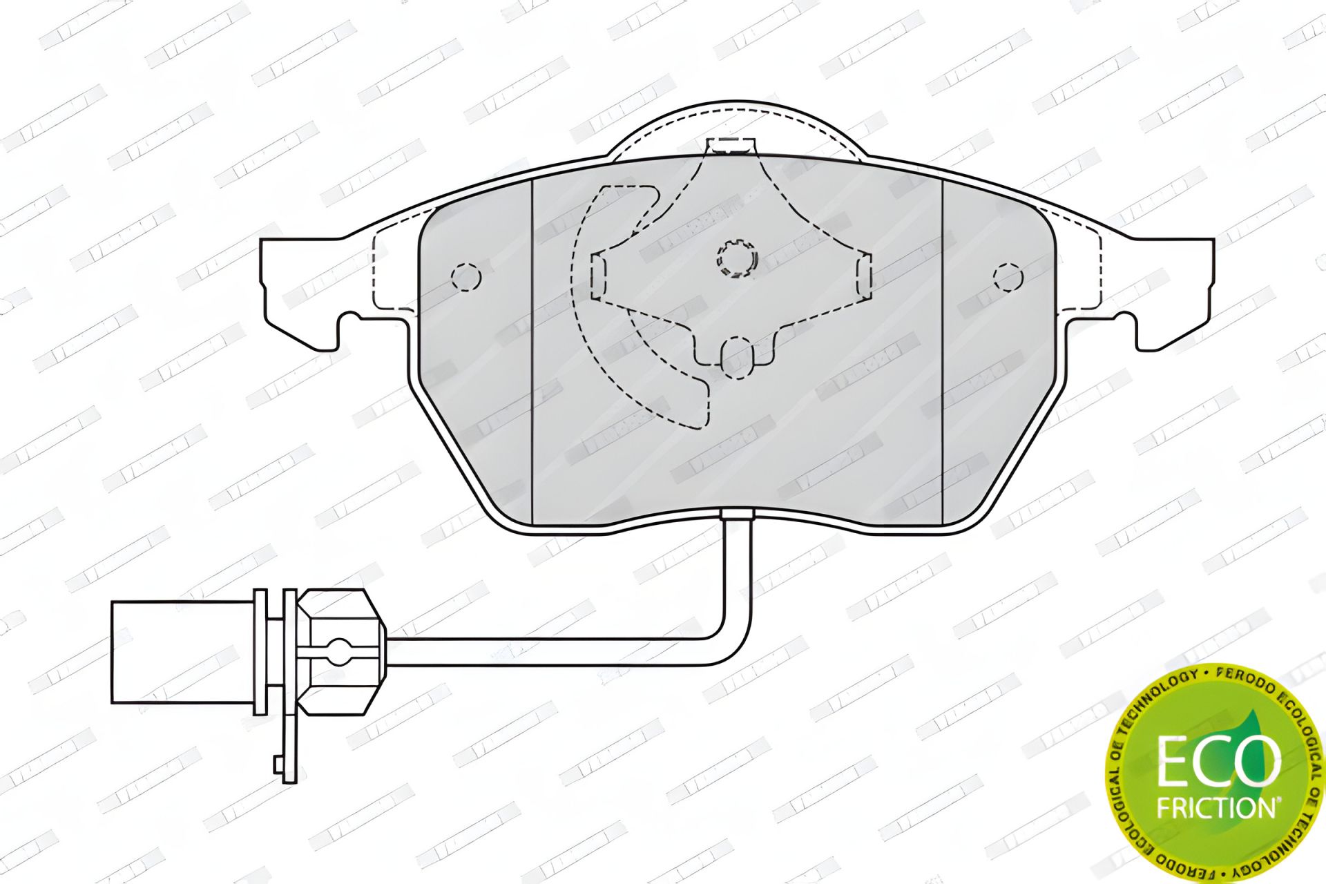 Комплект гальмівних колодок для SEAT EXEO, SKODA SUPERB, VW PASSAT, FERODO (FDB1323) Комплект гальмівних колодок для SEAT EXEO, SKODA SUPERB, VW PASSAT, FERODO (FDB1323)