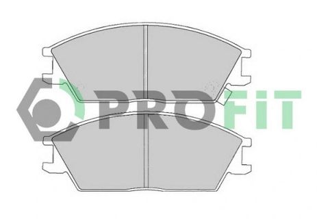 Комплект гальмівних колодок HYUNDAI ACCENT, PROFIT (50000435)