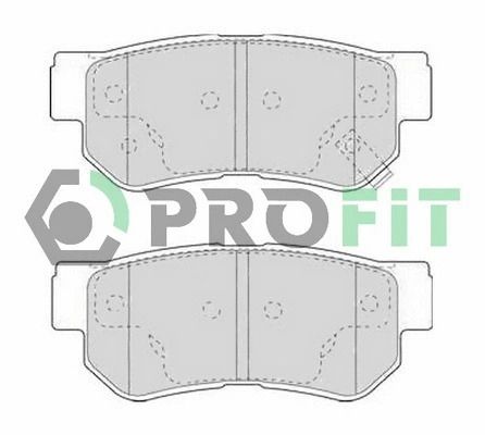Комплект тормозных колодок KIA MAGENTIS, HYUNDAI ELANTRA, HYUNDAI SONATA, PROFIT (50001606)