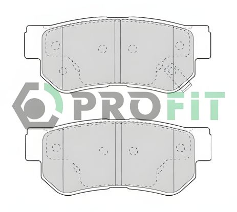 Комплект тормозных колодок KIA MAGENTIS, HYUNDAI ELANTRA, HYUNDAI SONATA, PROFIT (50001606) Комплект тормозных колодок KIA MAGENTIS, HYUNDAI ELANTRA, HYUNDAI SONATA, PROFIT (50001606)