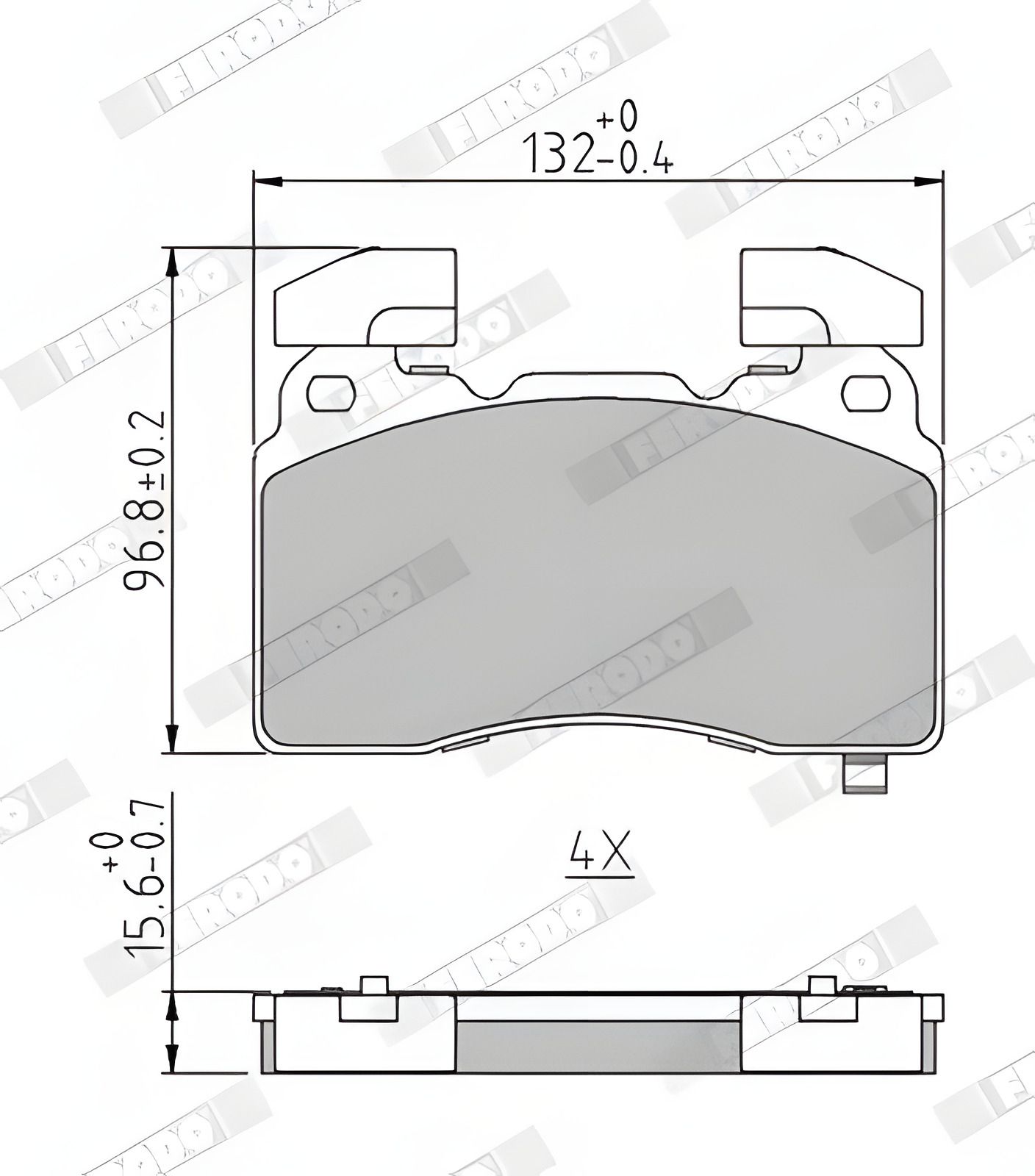 Комплект гальмівних колодок OPEL INSIGNIA, CHEVROLET CAMARO, CHEVROLET CORVETTE, FERODO (FDB5058) Комплект гальмівних колодок OPEL INSIGNIA, CHEVROLET CAMARO, CHEVROLET CORVETTE, FERODO (FDB5058)
