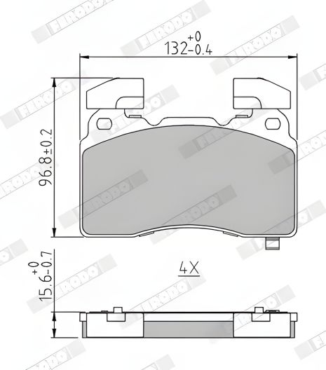 Комплект гальмівних колодок OPEL INSIGNIA, CHEVROLET CAMARO, CHEVROLET CORVETTE, FERODO (FDB5058) Комплект гальмівних колодок OPEL INSIGNIA, CHEVROLET CAMARO, CHEVROLET CORVETTE, FERODO (FDB5058)