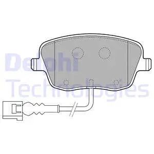 Комплект гальмівних колодок SEAT IBIZA, VW POLO, SKODA ROOMSTER, DELPHI (LP1754)