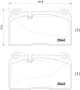 Комплект гальмівних колодок PORSCHE MACAN, AUDI Q5, AUDI A6, BREMBO (P85123)