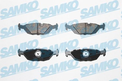 Комплект гальмівних колодок VOLVO 440, SAAB 9000, VOLVO 480, SAMKO (5SP306)