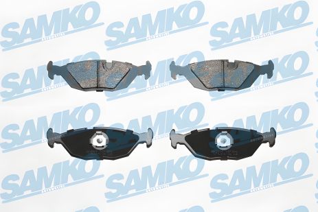 Комплект гальмівних колодок VOLVO 440, SAAB 9000, VOLVO 480, SAMKO (5SP306)