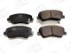 Комплект тормозных колодок KIA RIO, HYUNDAI BAYON, HYUNDAI i20, CHAMPION (573368CH)