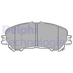 Комплект гальмівних колодок RENAULT KOLEOS, NISSAN QASHQAI, NISSAN X-TRAIL, DELPHI (LP3144)