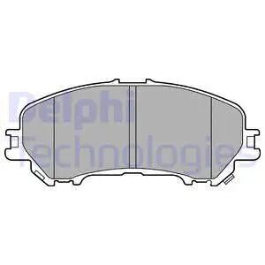 Комплект тормозных колодок RENAULT KOLEOS, NISSAN QASHQAI, NISSAN X-TRAIL, DELPHI (LP3144)