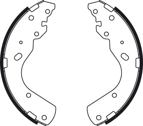 Набір гальмівних колодок FORD RANGER, MAZDA BT-50, MAZDA B-SERIE, TRW (GS8443)
