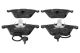 Комплект гальмівних колодок AUDI ALLROAD, AUDI A6, ATE (13046071662)