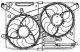Вентилятор охлаждения радиатора FORD MONDEO, LUZAR (LFK1045)