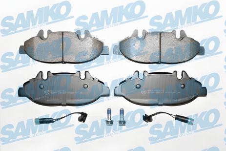 Комплект гальмівних колодок MB VITO, MB VIANO, SAMKO (5SP1228) Комплект гальмівних колодок MB VITO, MB VIANO, SAMKO (5SP1228)