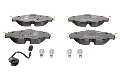 Комплект тормозных колодок SKODA OCTAVIA, SEAT LEON, AUDI A3, ATE (13046027852)