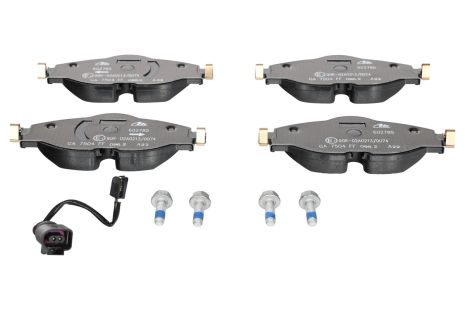 Комплект тормозных колодок SKODA OCTAVIA, SEAT LEON, AUDI A3, ATE (13046027852)