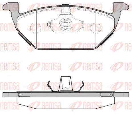 Тормозные колодки комплект для VW POLO, SKODA FABIA, AUDI A1 производства REMSA (063300) Тормозные колодки комплект для VW POLO, SKODA FABIA, AUDI A1 производства REMSA (063300)