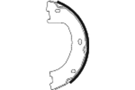 Комплект колодок стояночного тормоза MB (FJDA), VW CRAFTER, MB SPRINTER, TEXTAR (91069000)